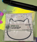 Meow-o’s 4” x 4” Tear-Away Notepad – 40 Sheets