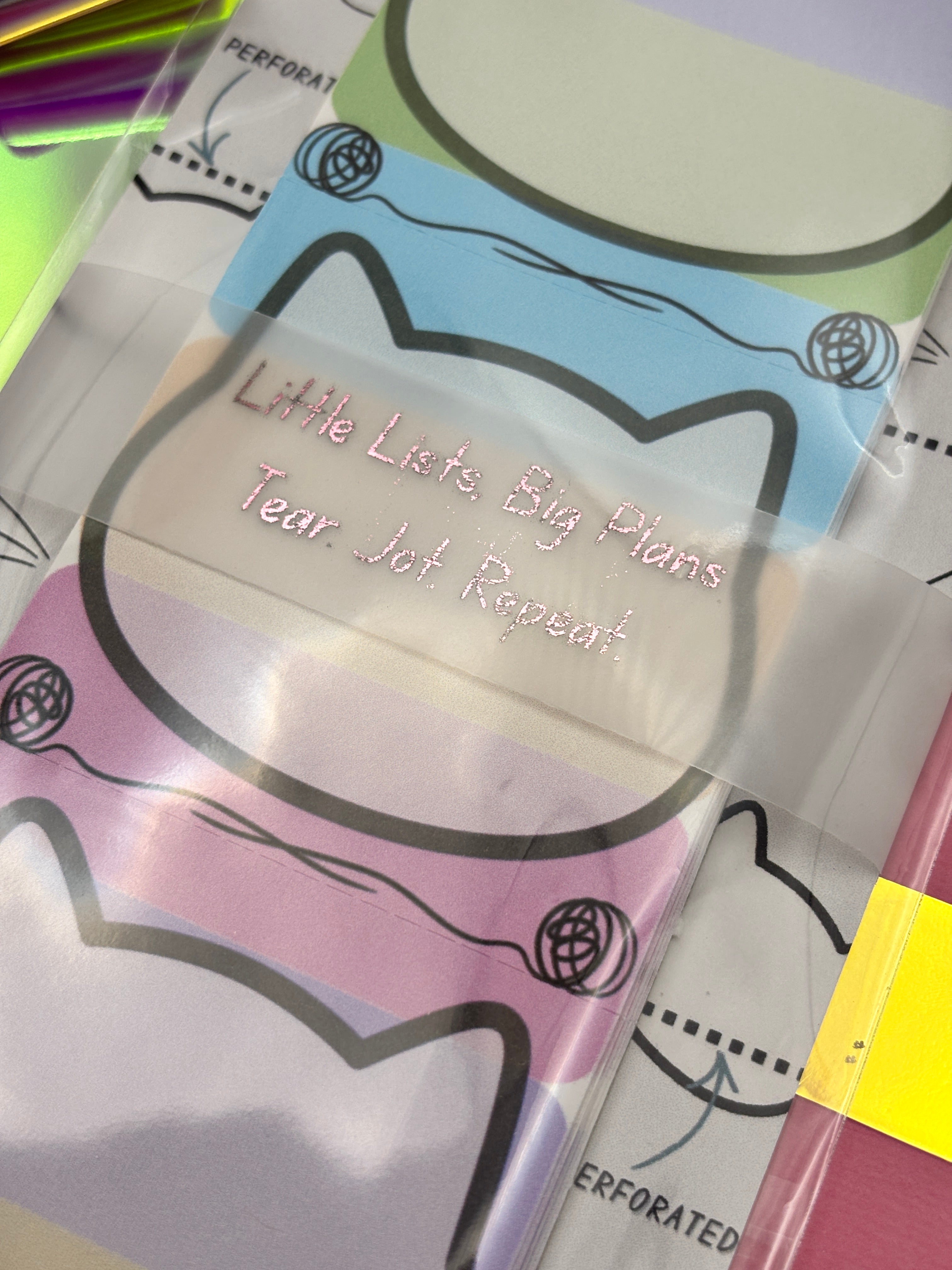 Meow-o’s Mini List Pad – 30 Tear-Off Sheets