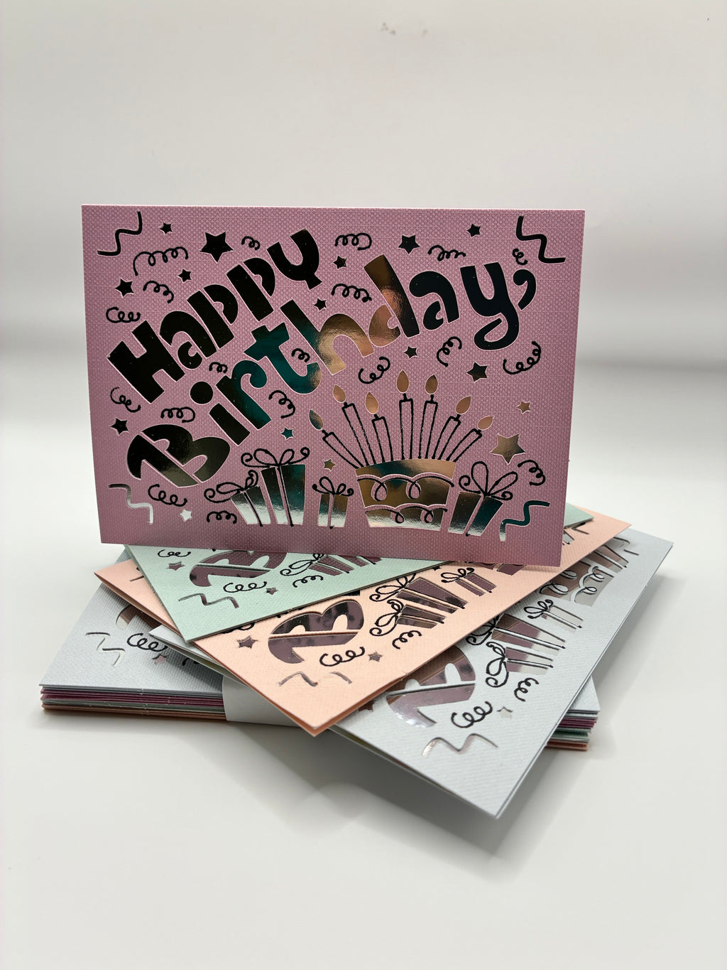 The Birthday Bunch-12 Pack B-day Card Set