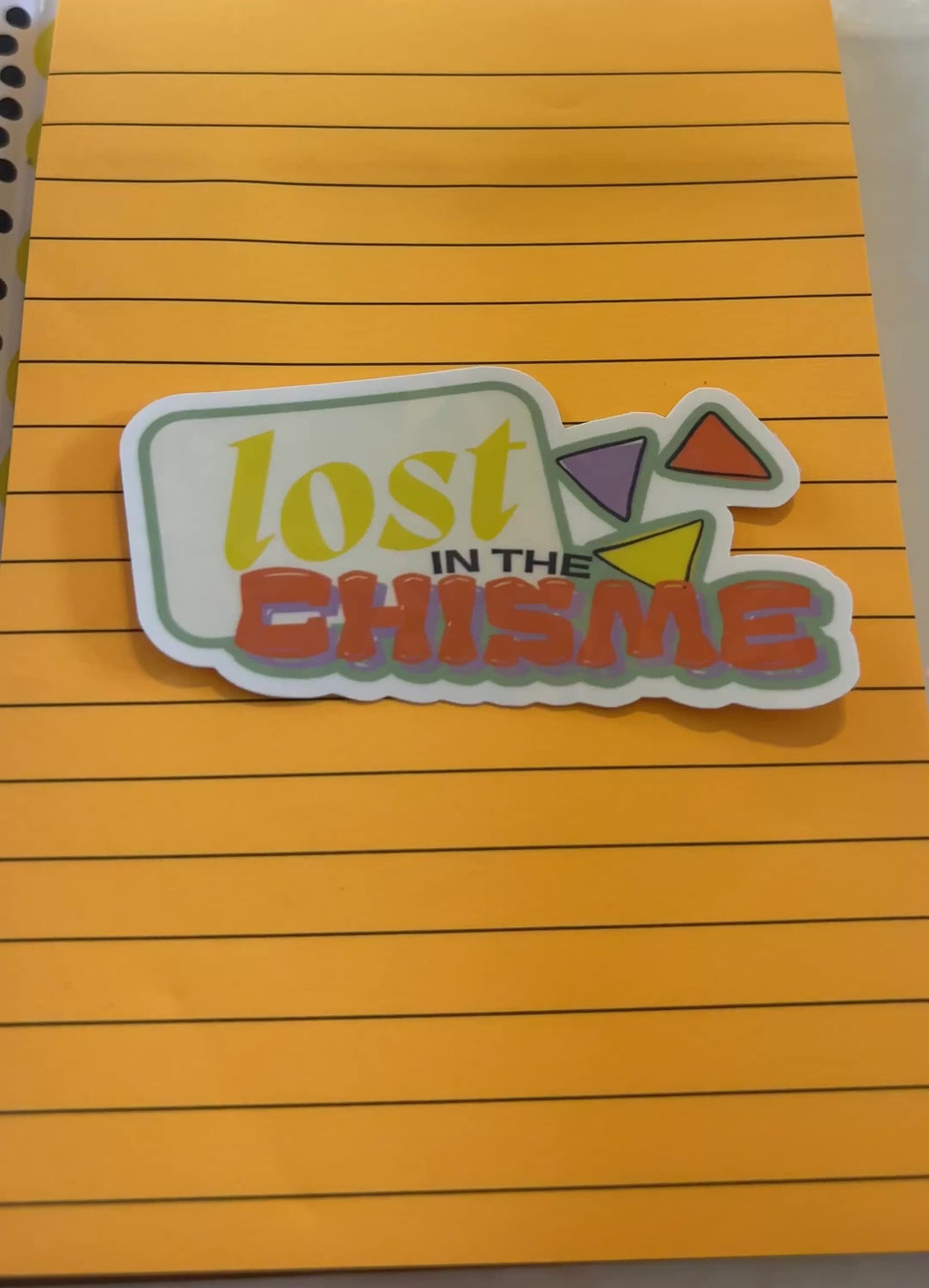 Lost in the Chisme™ Die-Cut Sticker